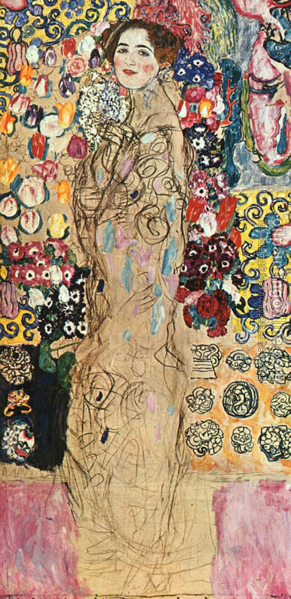 Klimt, Gustav - Oil On Canvas
